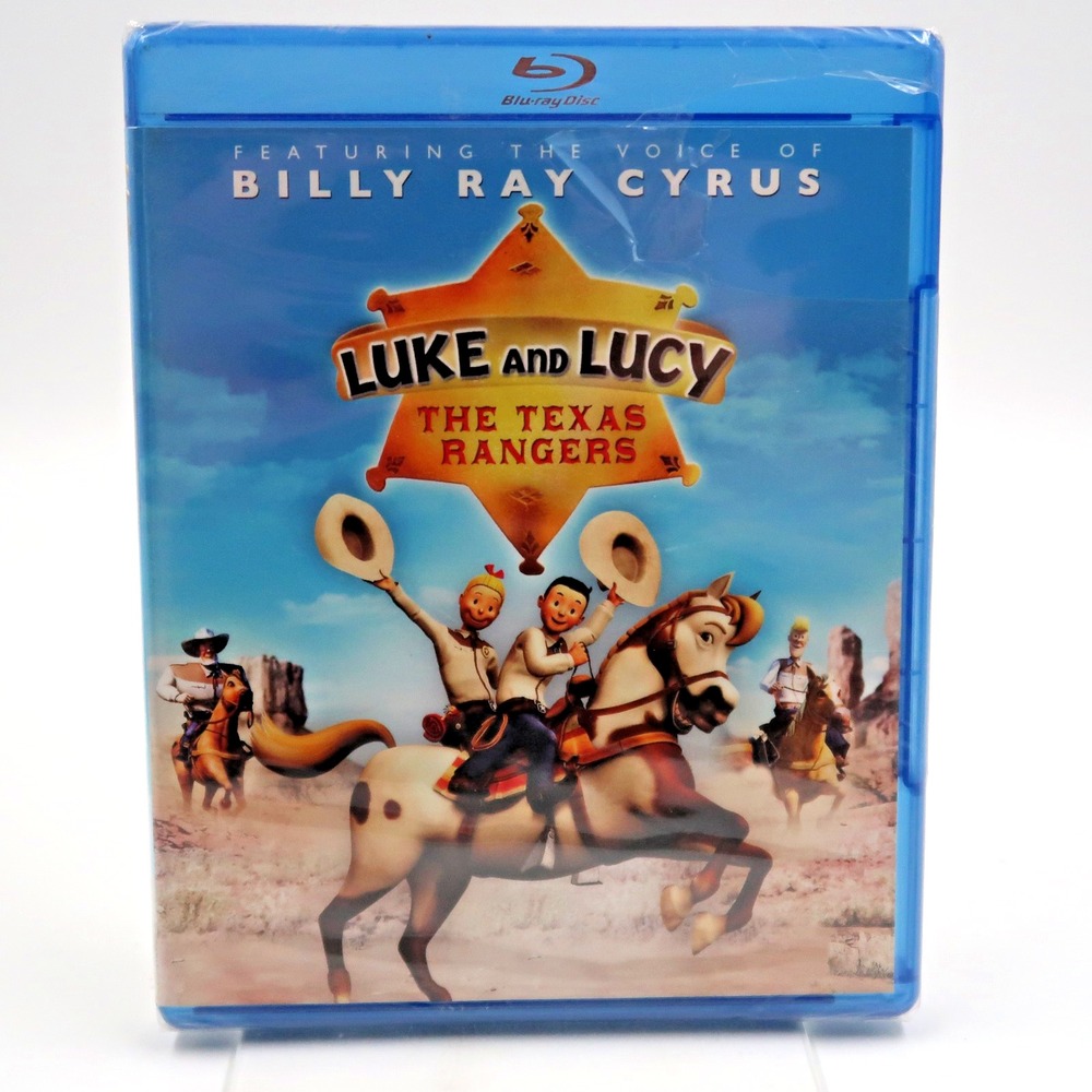 Luke and Lucy The Texas Rangers Blu-ray 2011 Billy Ray Cyrus Animation Movie NEW